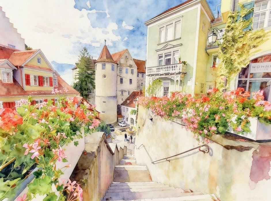 Meersburg - CALVENDO Foto-Puzzle'