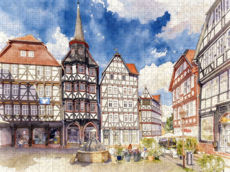 Fritzlar - CALVENDO Foto-Puzzle'