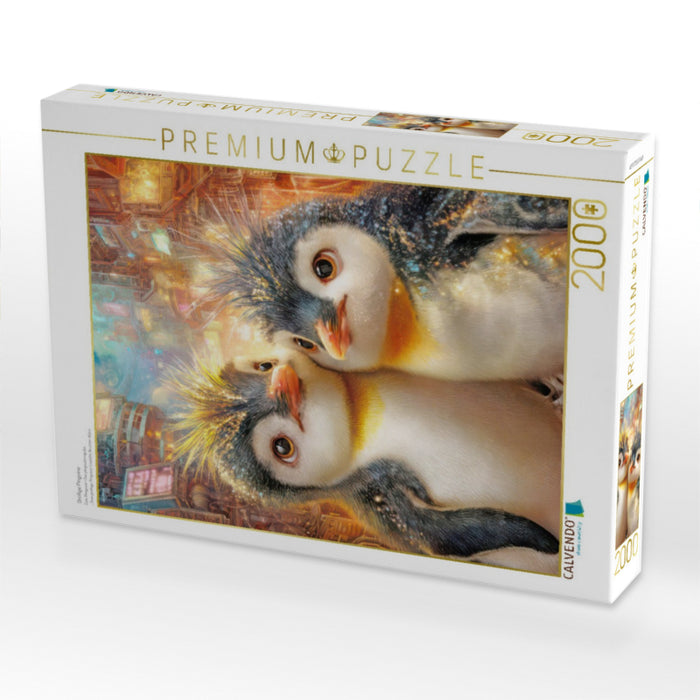 Drollige Pinguine - CALVENDO Foto-Puzzle'