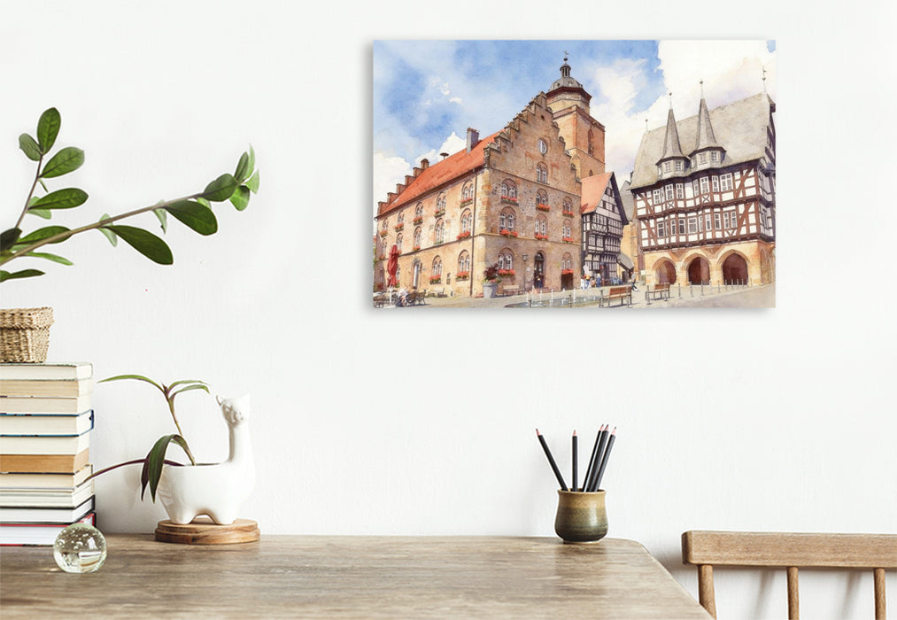 Premium Textil-Leinwand Alsfeld