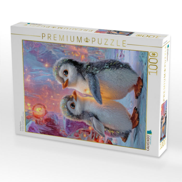 Drollige Pinguine - CALVENDO Foto-Puzzle'