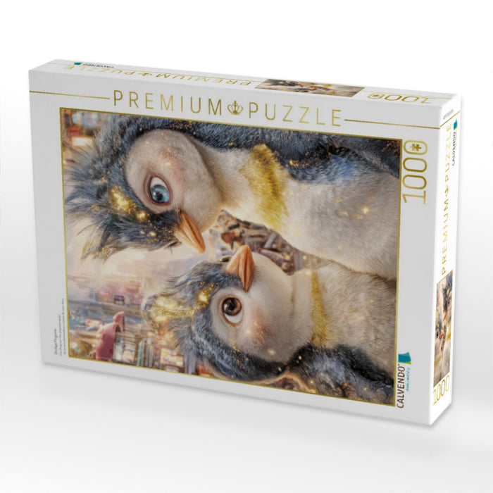 Drollige Pinguine - CALVENDO Foto-Puzzle'