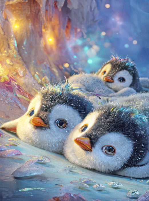 Drollige Pinguine - CALVENDO Foto-Puzzle'