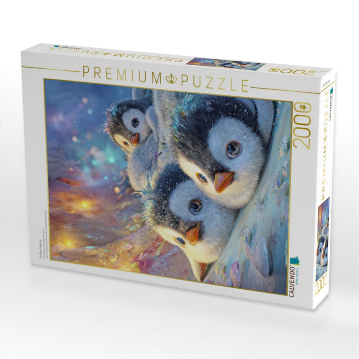 Drollige Pinguine - CALVENDO Foto-Puzzle'