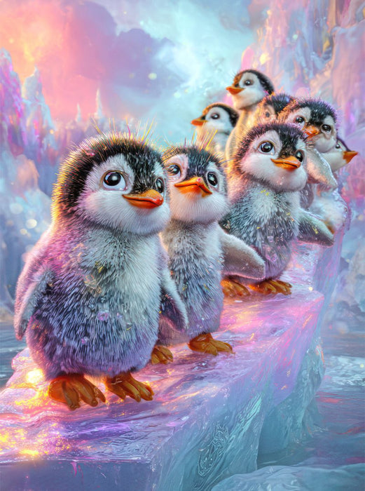 Drollige Pinguine - CALVENDO Foto-Puzzle'