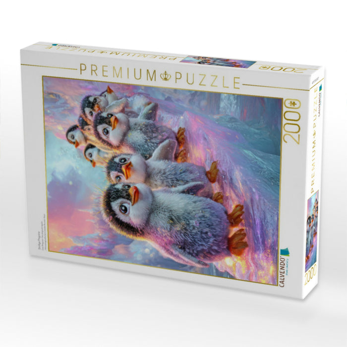 Drollige Pinguine - CALVENDO Foto-Puzzle'