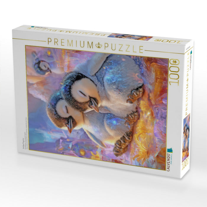 Drollige Pinguine - CALVENDO Foto-Puzzle'
