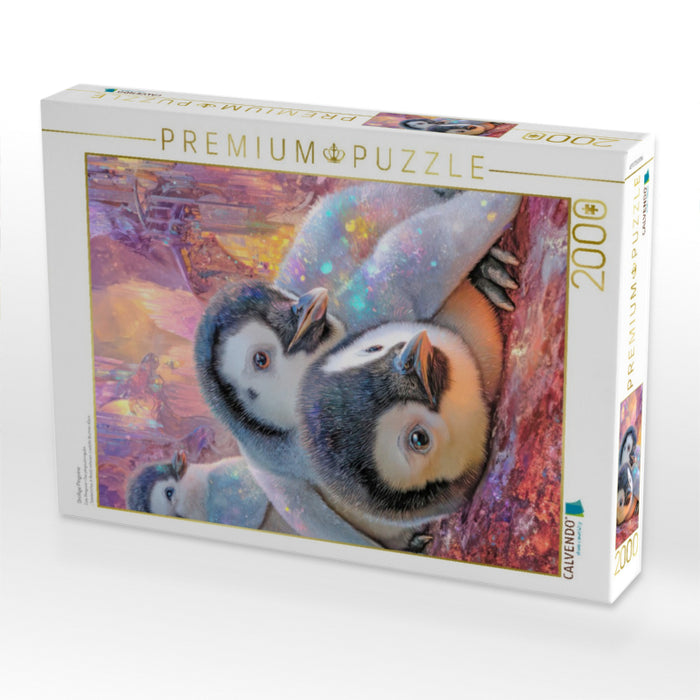 Drollige Pinguine - CALVENDO Foto-Puzzle'