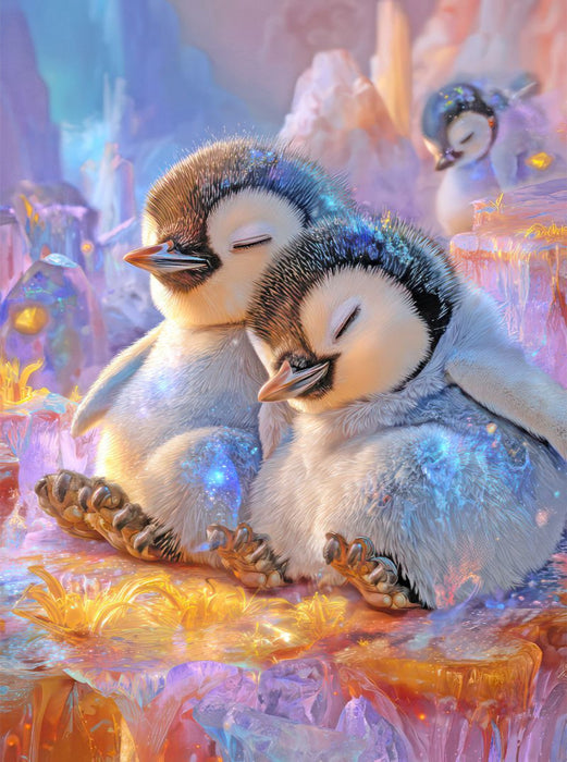 Drollige Pinguine - CALVENDO Foto-Puzzle'