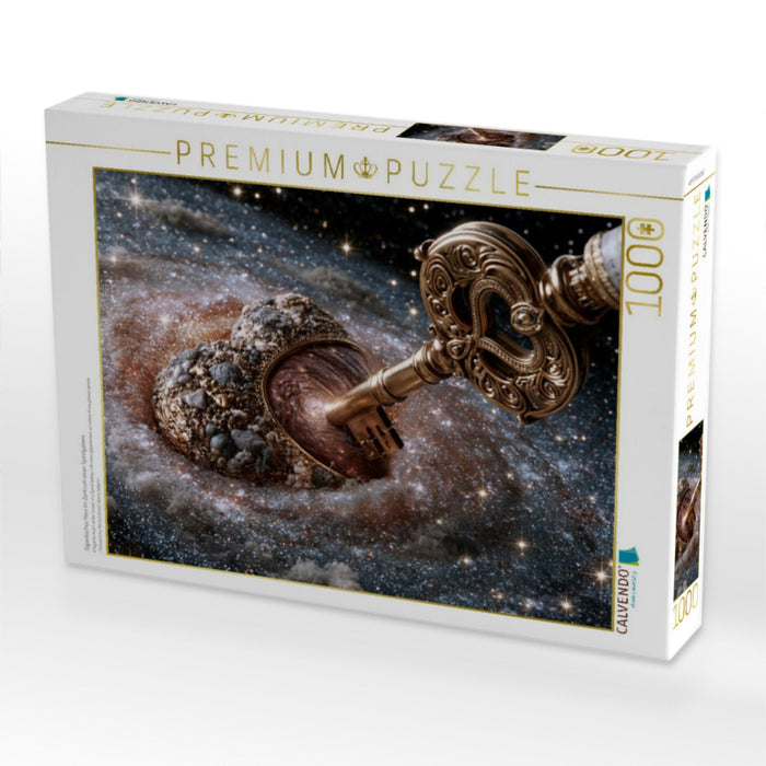 Gigantisches Herz im Zentrum einer Spiralgalaxie - CALVENDO Foto-Puzzle'