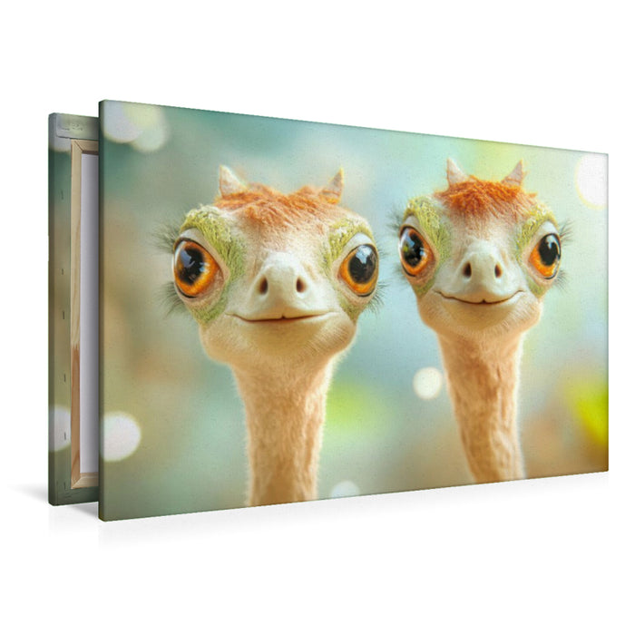 Premium Textil-Leinwand Seltsame Tierwesen