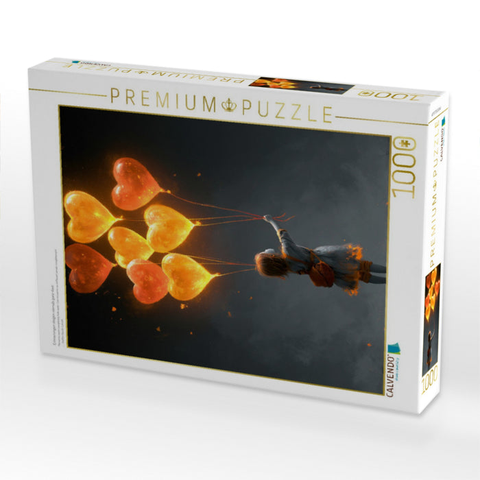 Erinnerungen steigen niemals ganz davo - CALVENDO Foto-Puzzle'