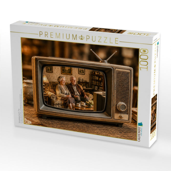 Fernsehabend wie früher - CALVENDO Foto-Puzzle'