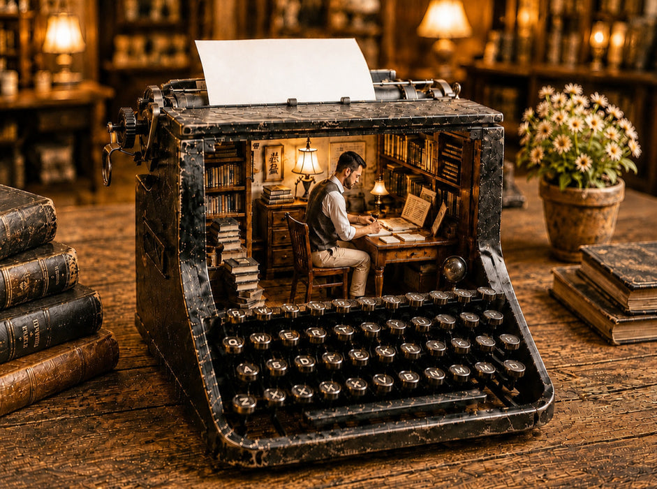 Wo Geschichten geschrieben werden - CALVENDO Foto-Puzzle'