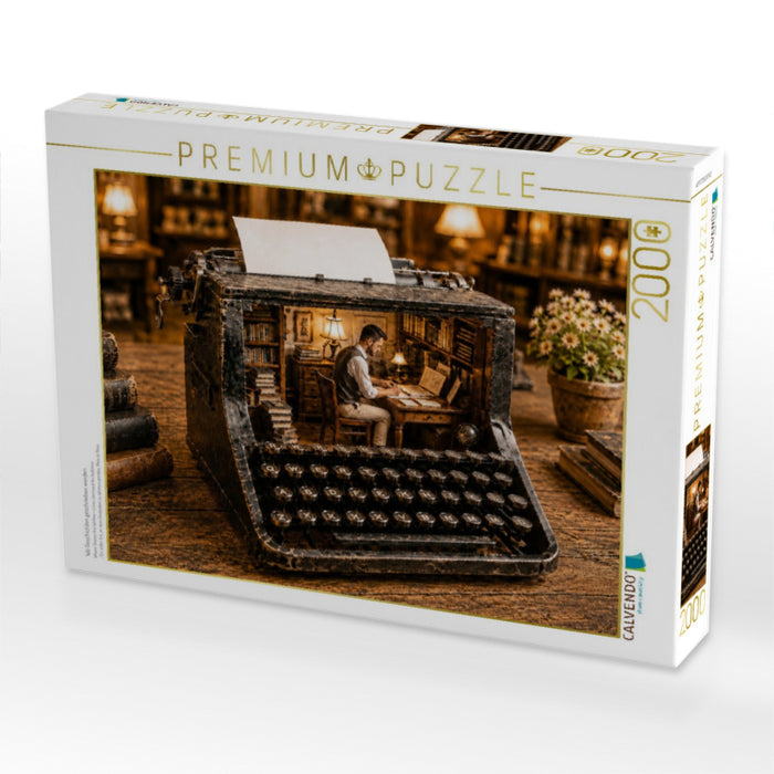 Wo Geschichten geschrieben werden - CALVENDO Foto-Puzzle'