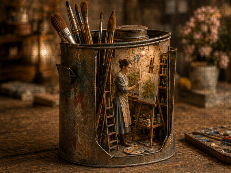 Im Reich der Farben - CALVENDO Foto-Puzzle'