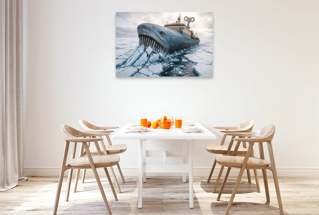 Premium Textil-Leinwand Der Eisbrecher