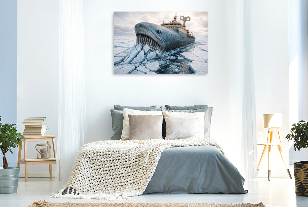 Premium Textil-Leinwand Der Eisbrecher