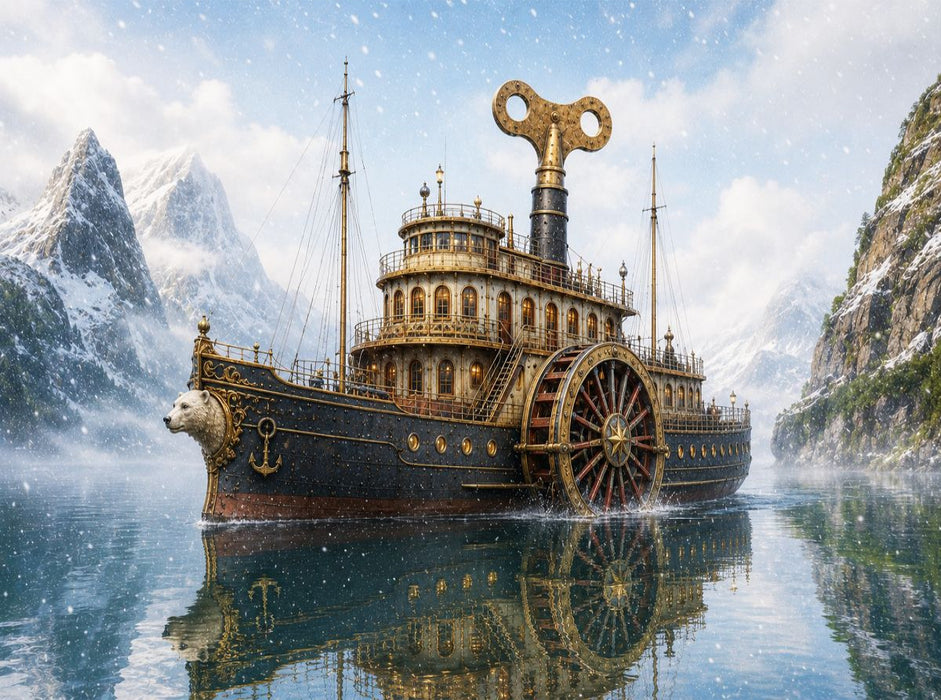 Der Polardampfer - CALVENDO Foto-Puzzle'