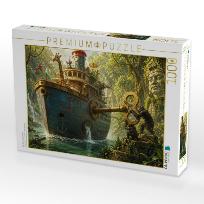 Der Dschungeldampfer - CALVENDO Foto-Puzzle'