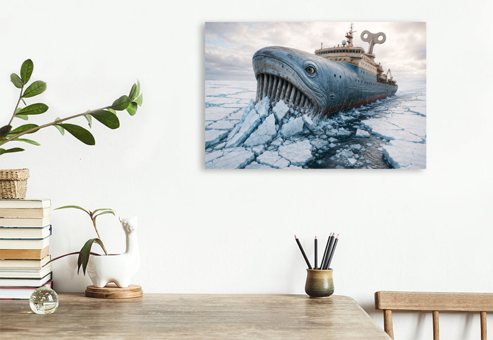 Premium Textil-Leinwand Der Eisbrecher