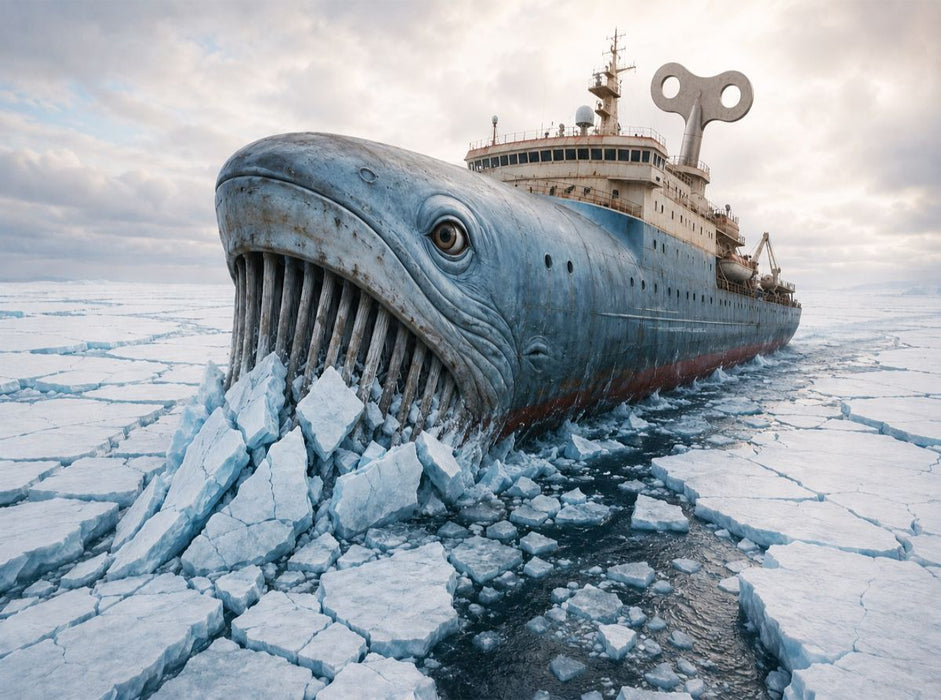 Der Eisbrecher - CALVENDO Foto-Puzzle'