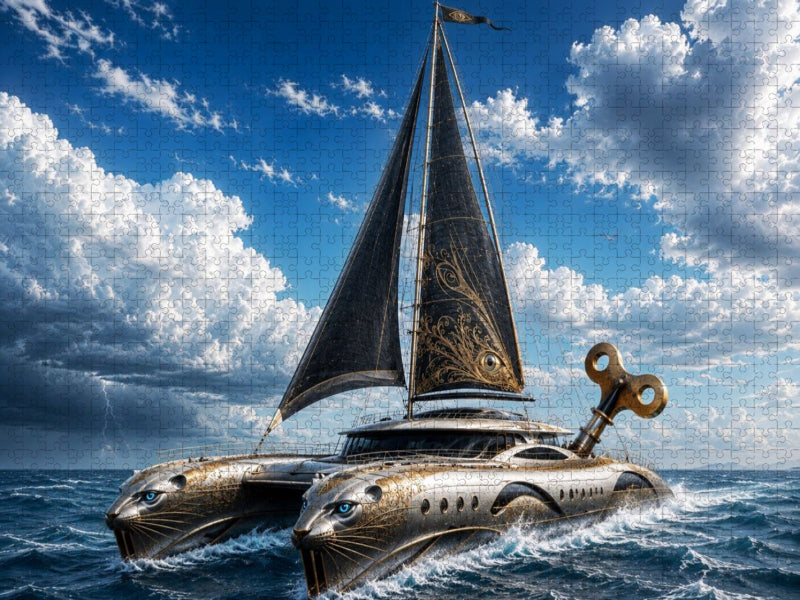 Der Katamaran - CALVENDO Foto-Puzzle'