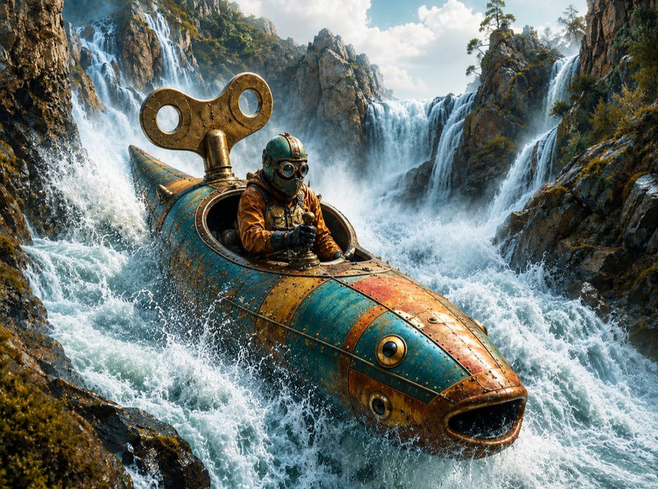 Der Stromschnellenfisch - CALVENDO Foto-Puzzle'