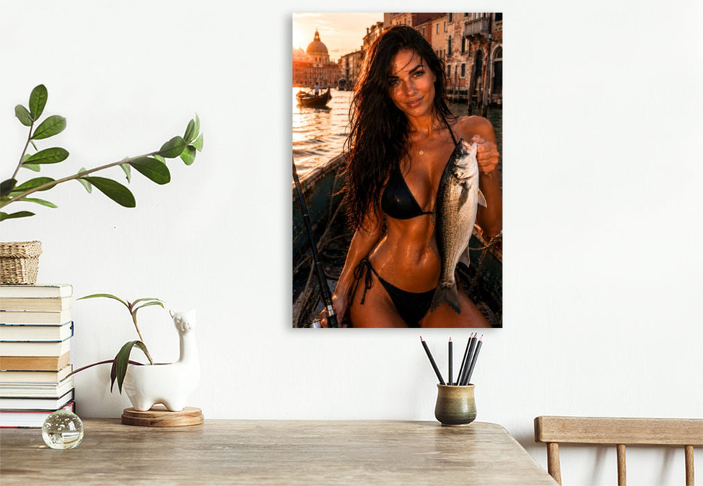 Premium Textil-Leinwand Die Schönheit von Venedig