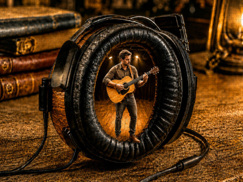 Konzert im Kopfhörer - CALVENDO Foto-Puzzle'