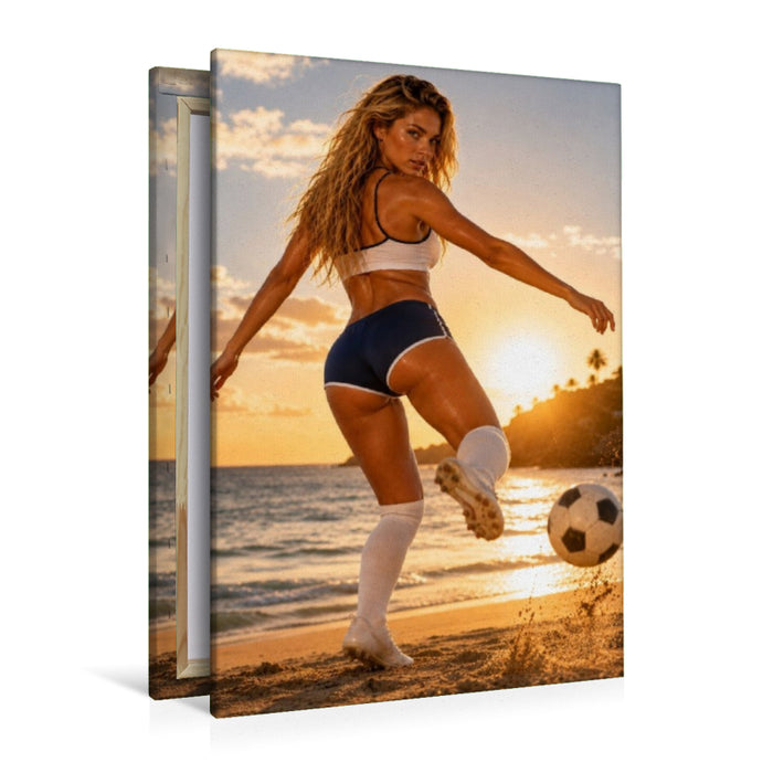 Premium Textil-Leinwand Spiel der Leidenschaft