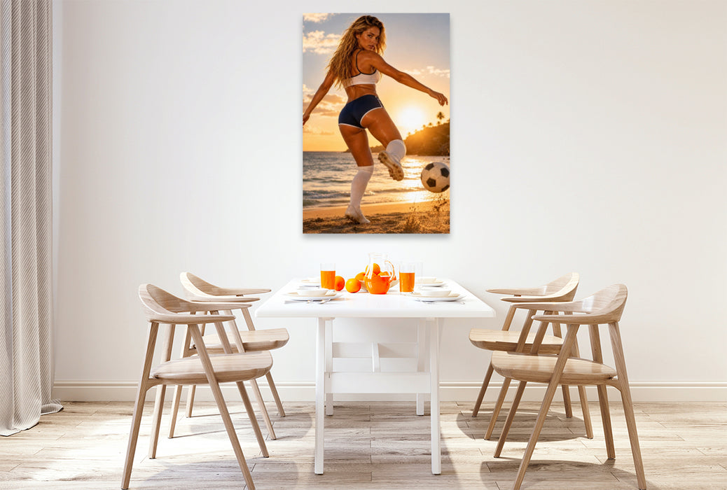 Premium Textil-Leinwand Spiel der Leidenschaft