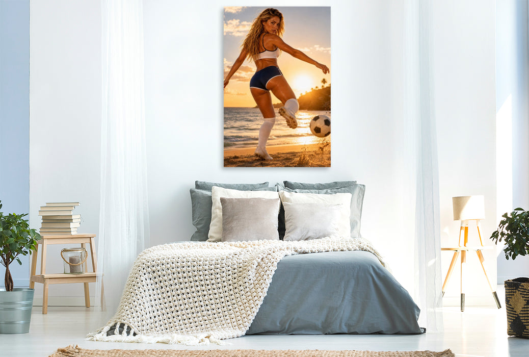 Premium Textil-Leinwand Spiel der Leidenschaft