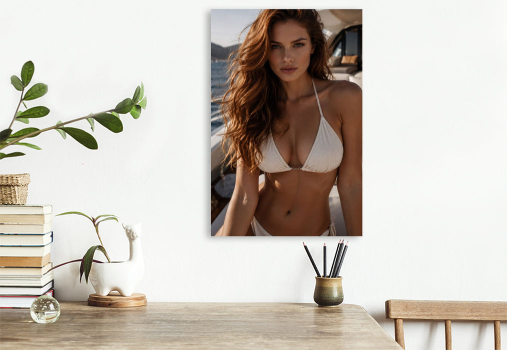 Premium Textil-Leinwand Sommerliche Schönheit