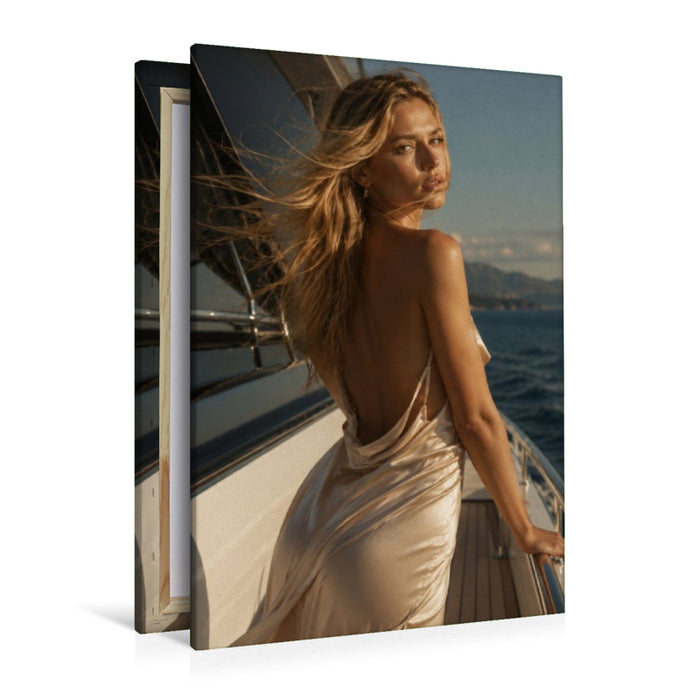 Premium Textil-Leinwand Sinnlichkeit am Meer