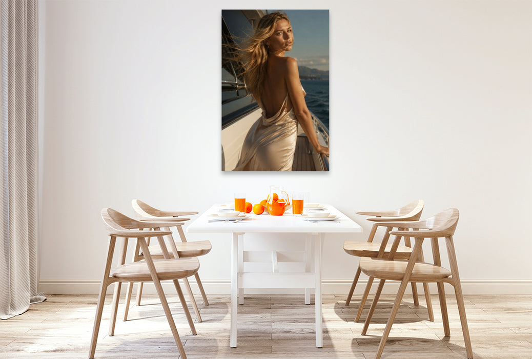 Premium Textil-Leinwand Sinnlichkeit am Meer