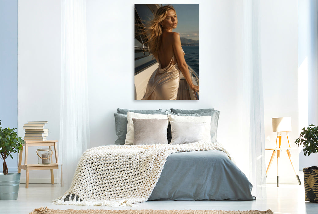 Premium Textil-Leinwand Sinnlichkeit am Meer