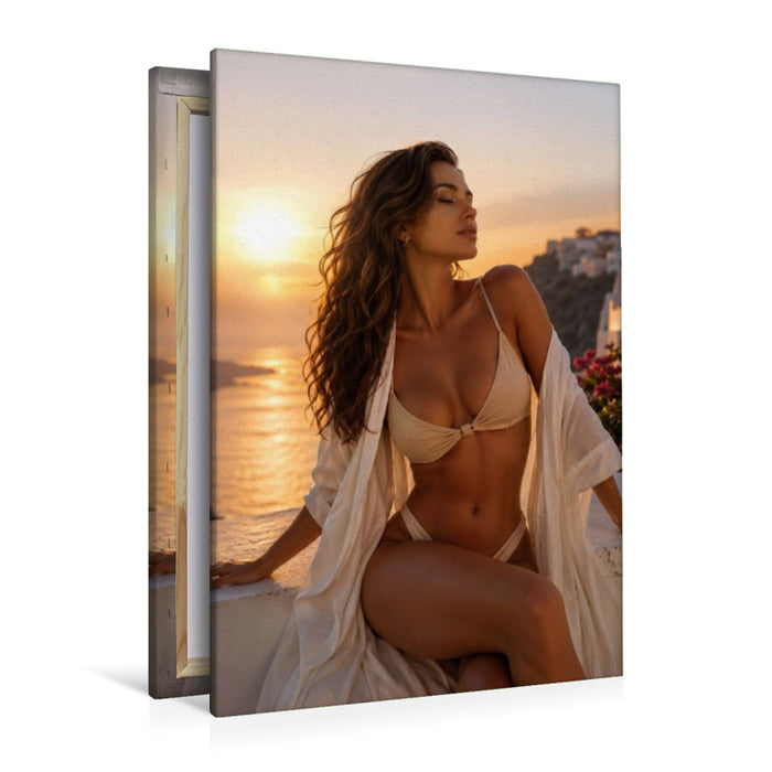 Premium Textil-Leinwand Ein Motiv aus dem Kalender Traumhafte Frauen - 12 Monate voller Schönheit, Eleganz und Ausstrahlung