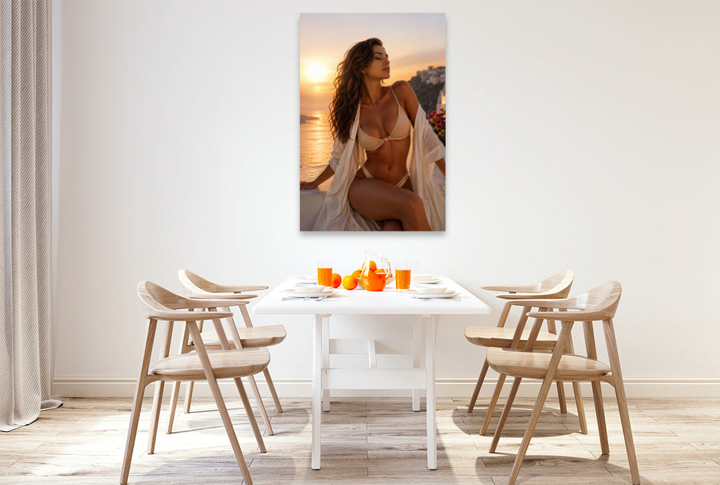 Premium Textil-Leinwand Ein Motiv aus dem Kalender Traumhafte Frauen - 12 Monate voller Schönheit, Eleganz und Ausstrahlung