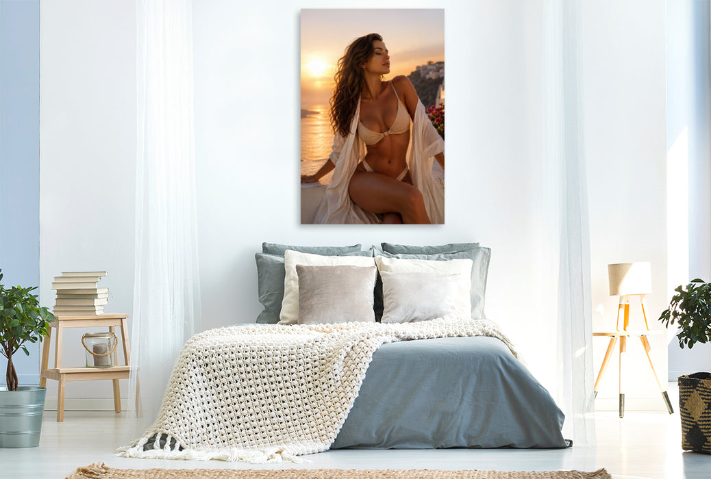 Premium Textil-Leinwand Ein Motiv aus dem Kalender Traumhafte Frauen - 12 Monate voller Schönheit, Eleganz und Ausstrahlung