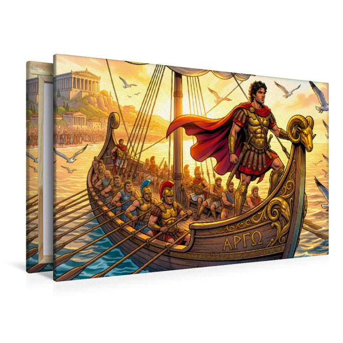 Premium Textil-Leinwand Aufbruch der Argonauten