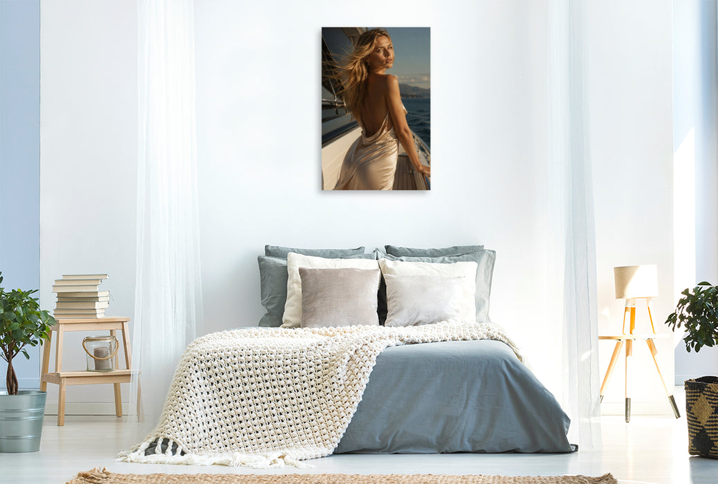Premium Textil-Leinwand Sinnlichkeit am Meer