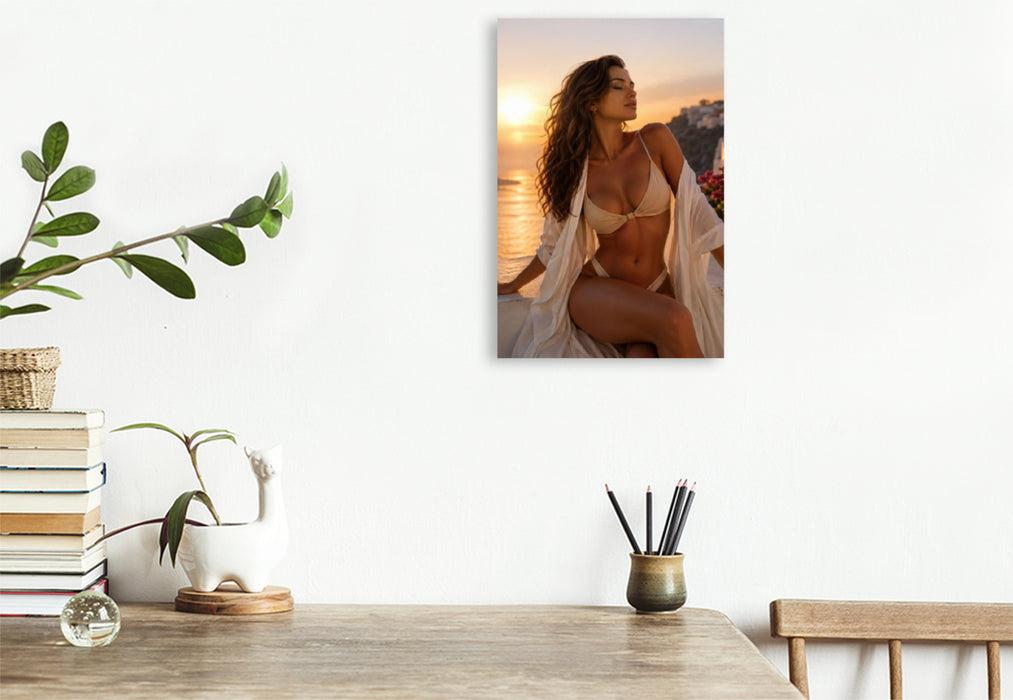Premium Textil-Leinwand Ein Motiv aus dem Kalender Traumhafte Frauen - 12 Monate voller Schönheit, Eleganz und Ausstrahlung