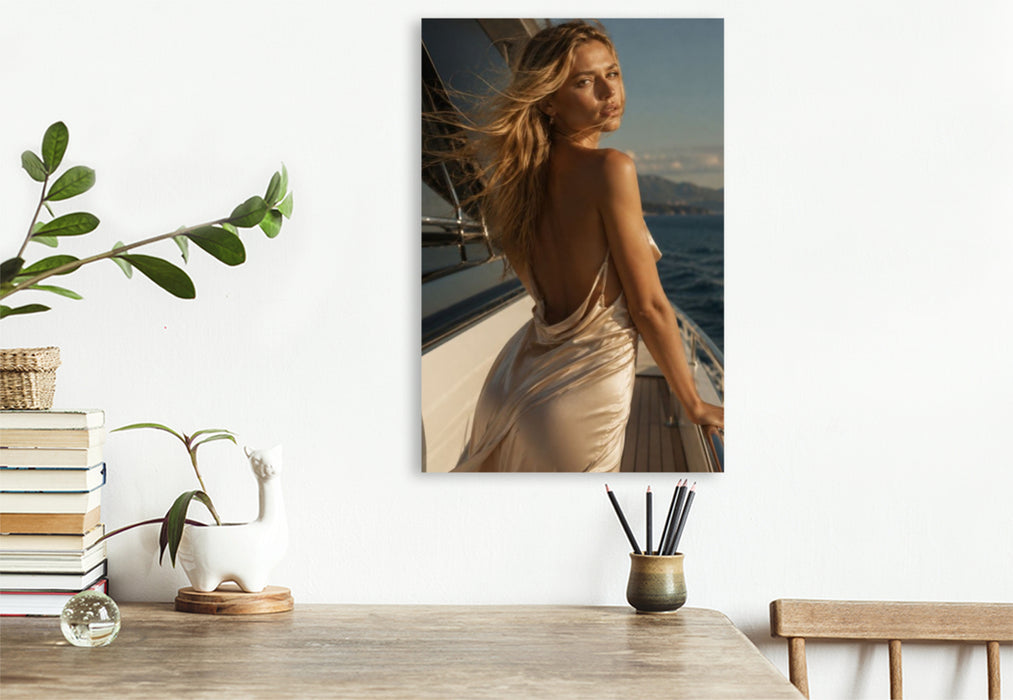 Premium Textil-Leinwand Sinnlichkeit am Meer