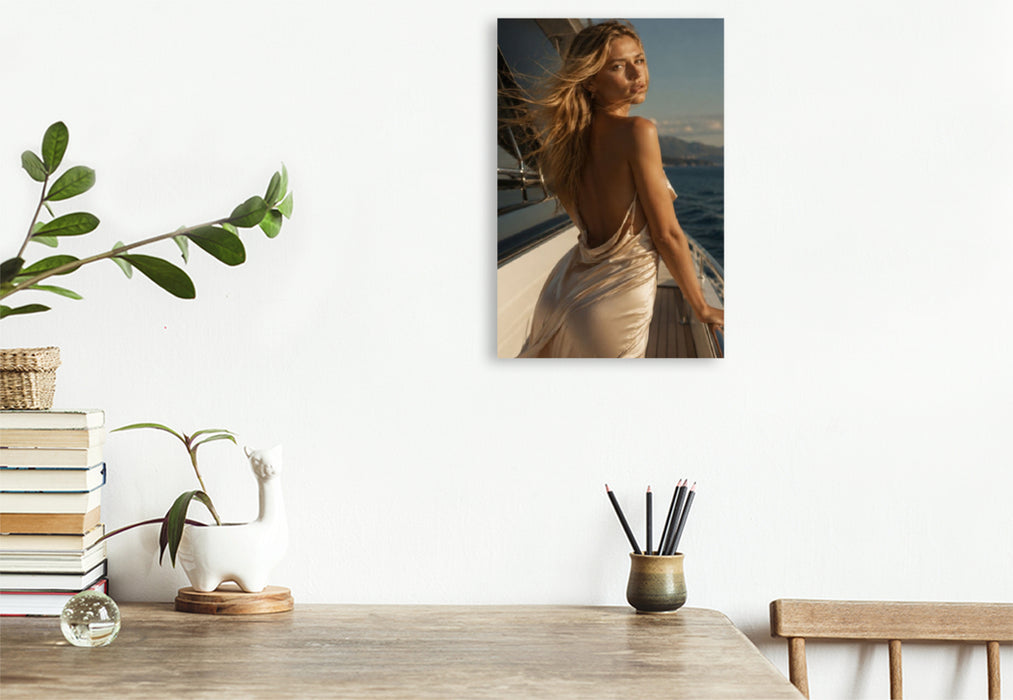 Premium Textil-Leinwand Sinnlichkeit am Meer