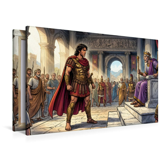 Premium Textil-Leinwand Berufung des Jason