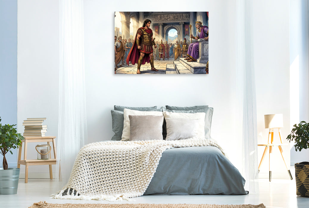 Premium Textil-Leinwand Berufung des Jason