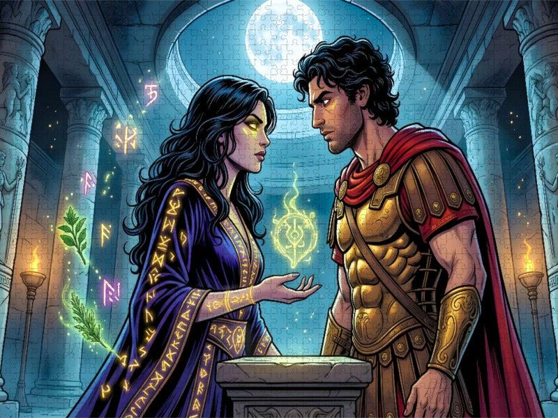 Medea hilft Jason - CALVENDO Foto-Puzzle'