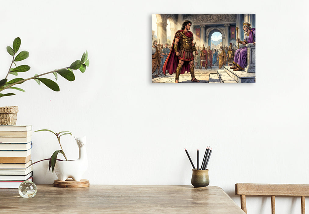 Premium Textil-Leinwand Berufung des Jason