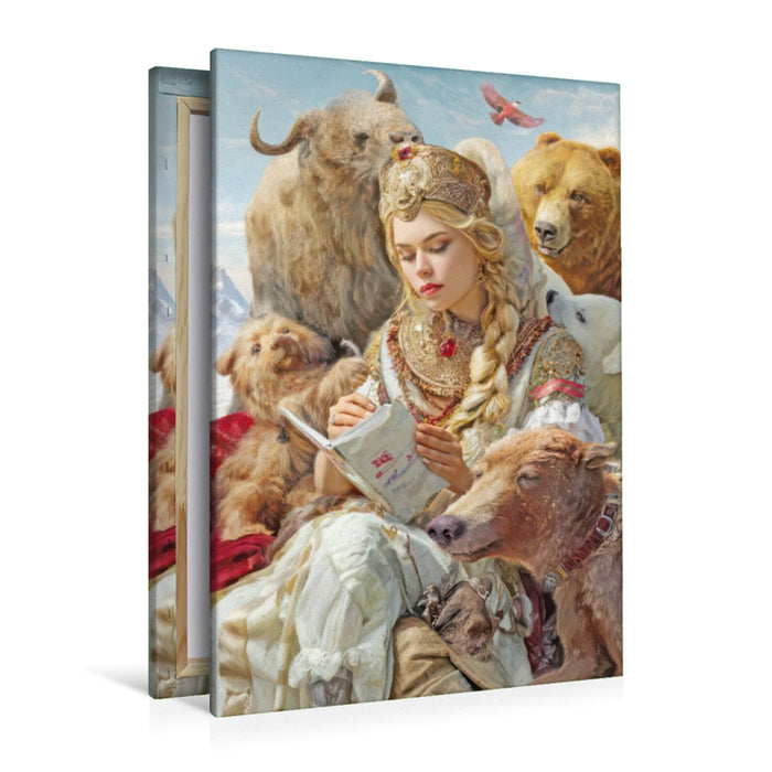 Premium Textil-Leinwand Erzähle mir eine Geschichte